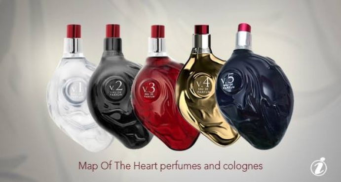 New collection from the new brand Map Of Tha Heart_مجموعة عطور جديدة من بيت العطور الجديد ماب أوف ذا هارت