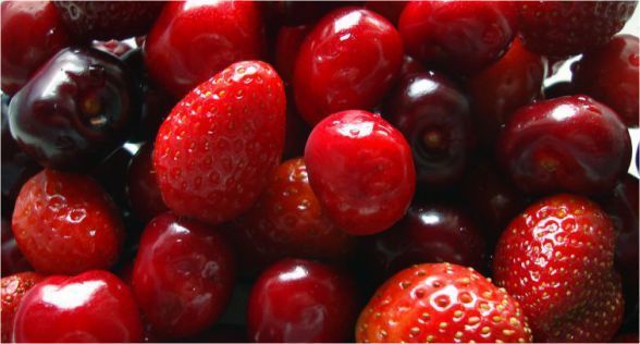 فواكه حمراء Red fruits
