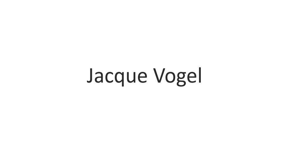 صورة Jacque Vogel