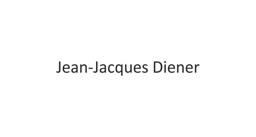 صورة Jean-Jacques Diener