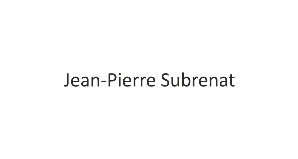 صورة Jean-Pierre Subrenat