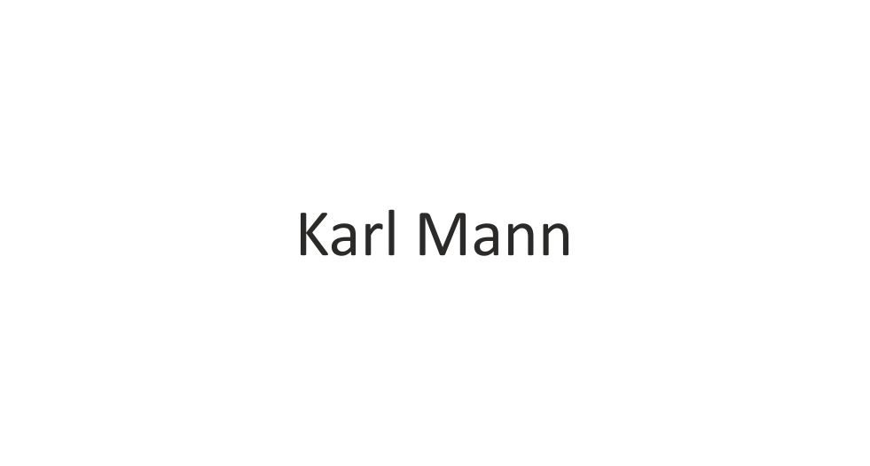 صورة Karl Mann