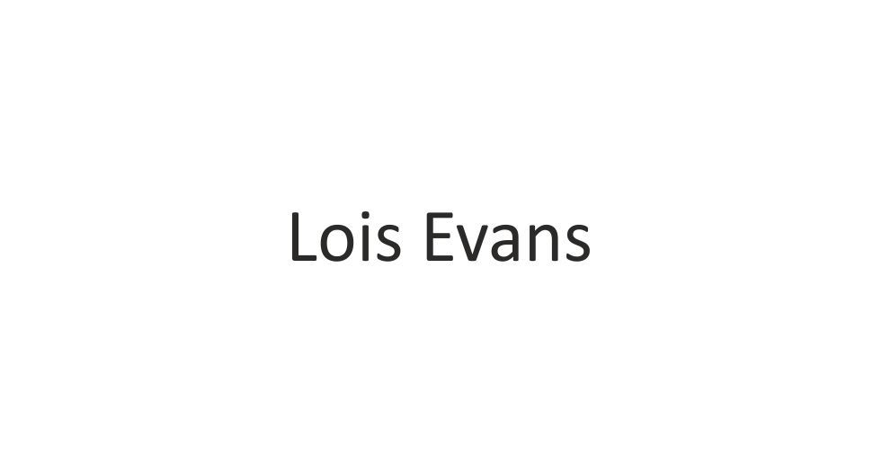 صورة Lois Evans