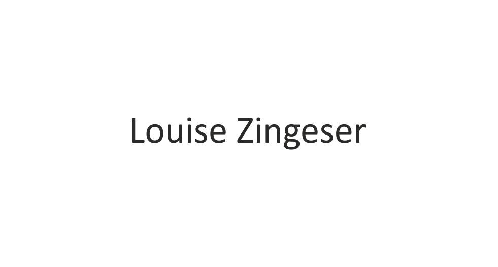 صورة Louise Zingeser
