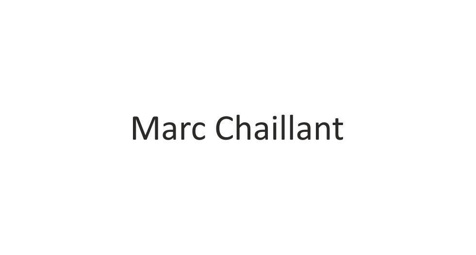 صورة Marc Chaillant