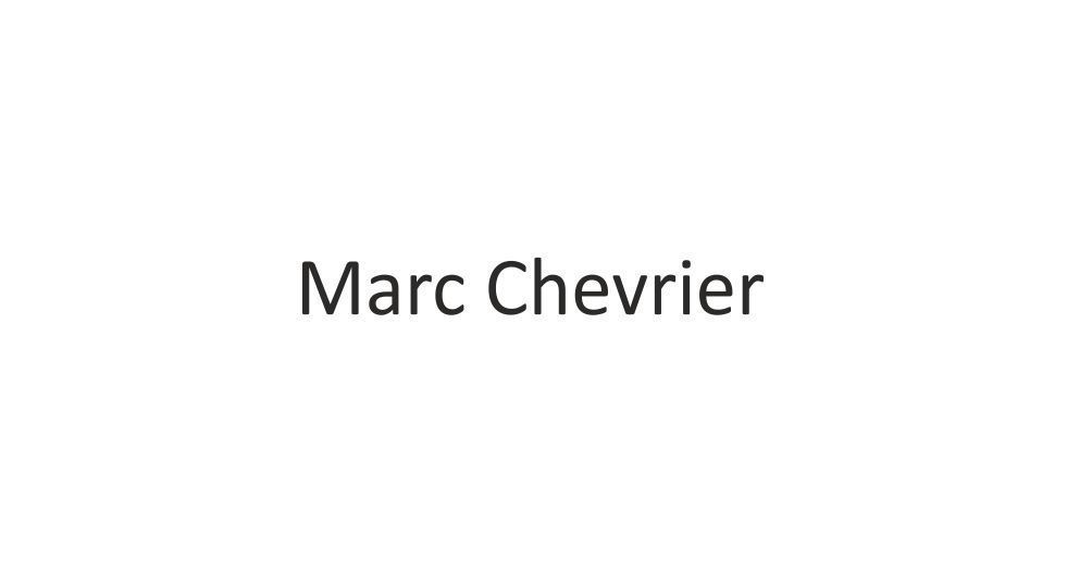 صورة Marc Chevrier