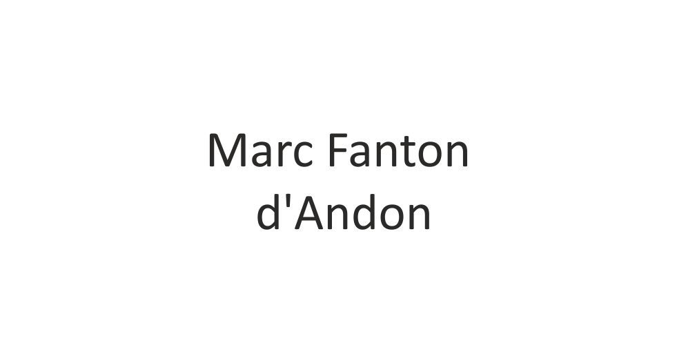 صورة Marc Fanton d'Andon