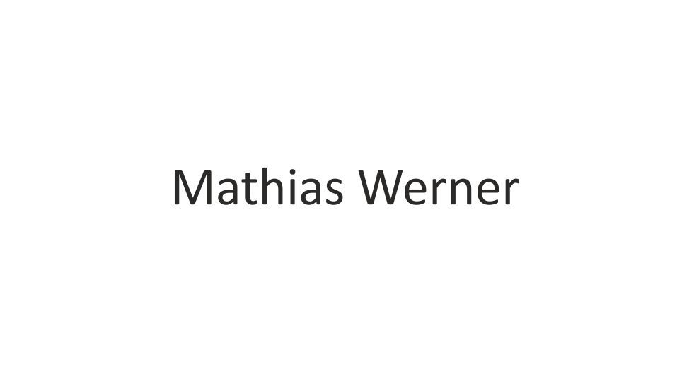 صورة Mathias Werner