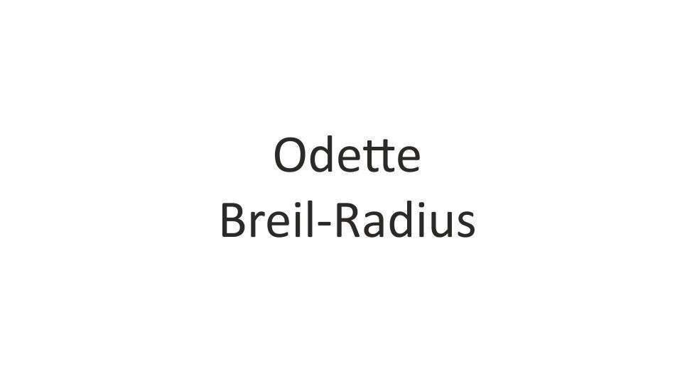 صورة Odette Breil-Radius