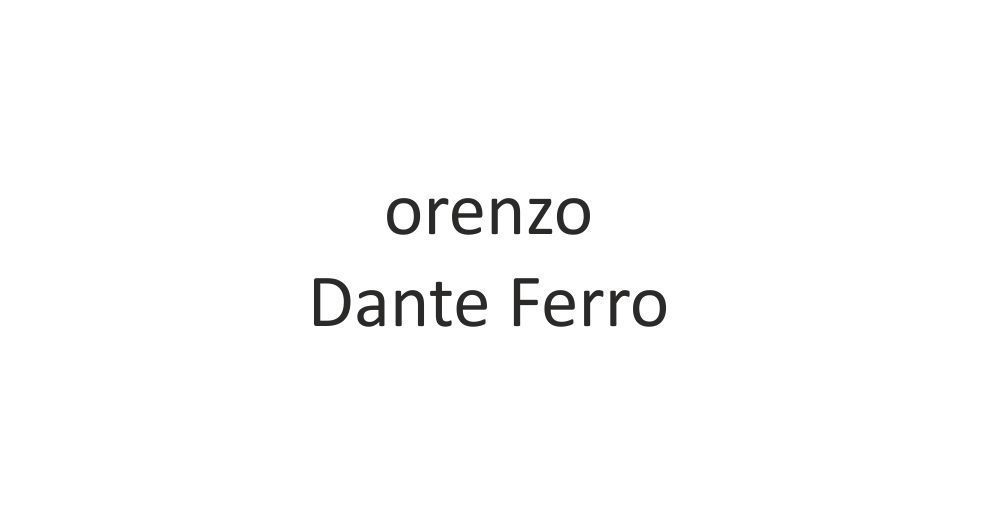صورة orenzo Dante Ferro