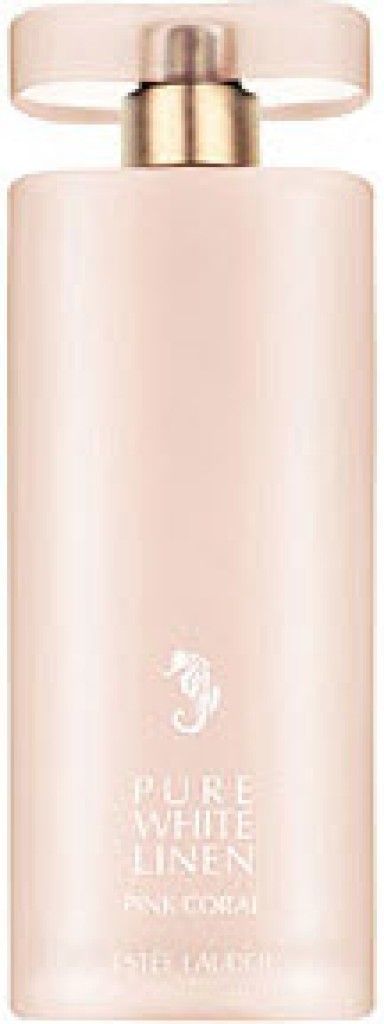 Pure White Linen Pink Coral