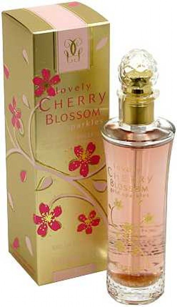Lovely Cherry Blossom Gold Sparkles