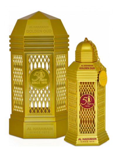 عطر الحرمين بيرفيومز 50 ييرز جولدن عود